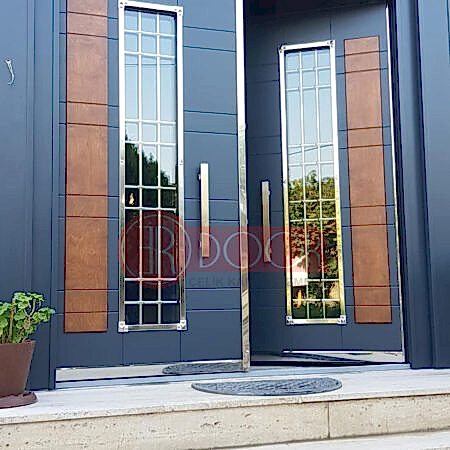 İroko Modern Seri Lüks Villa Giriş Kapısı ER0293