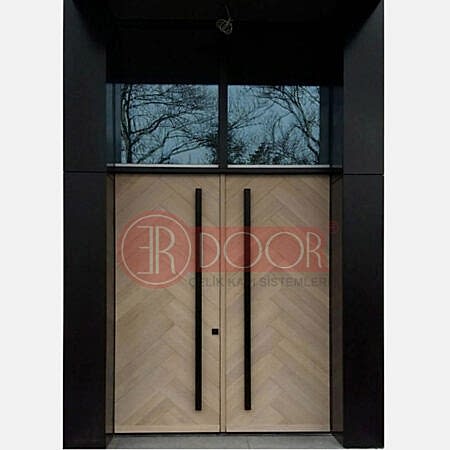 İroko Parke Desenli Villa Giriş Kapısı ER0297