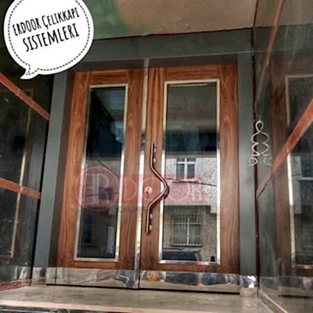 Çift Renk Apartman Giriş Kapısı ER0105